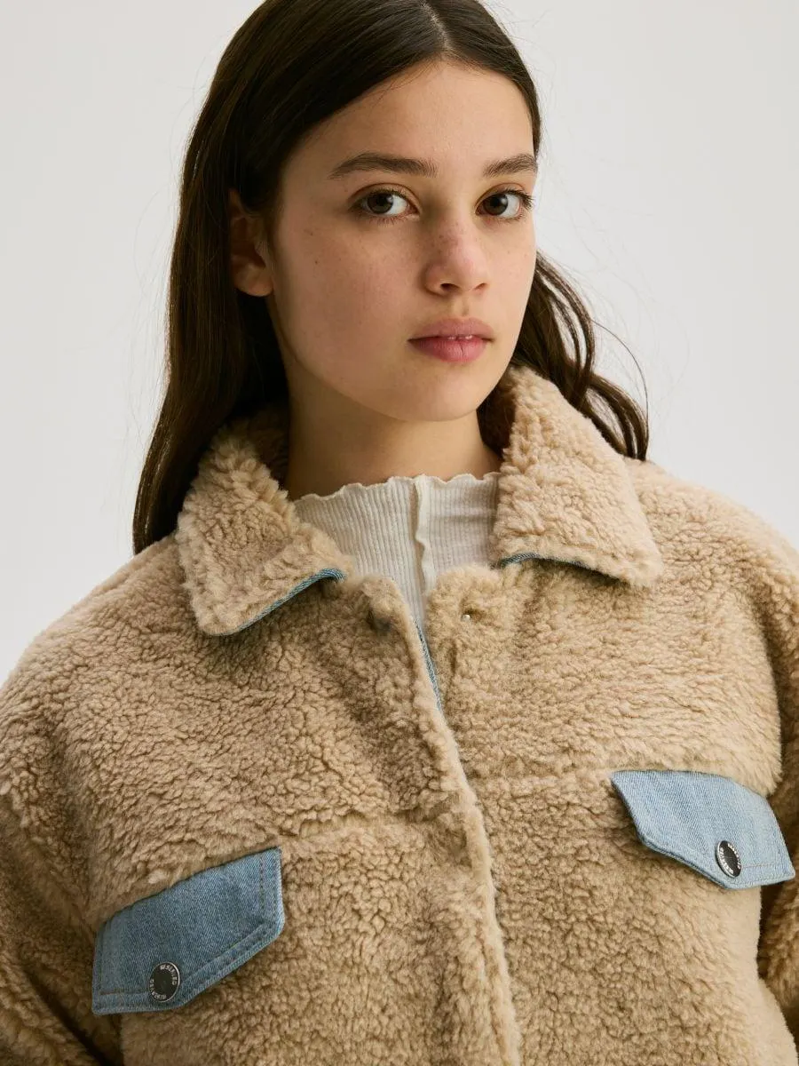 Bunda s měkkou teddy podšívkou