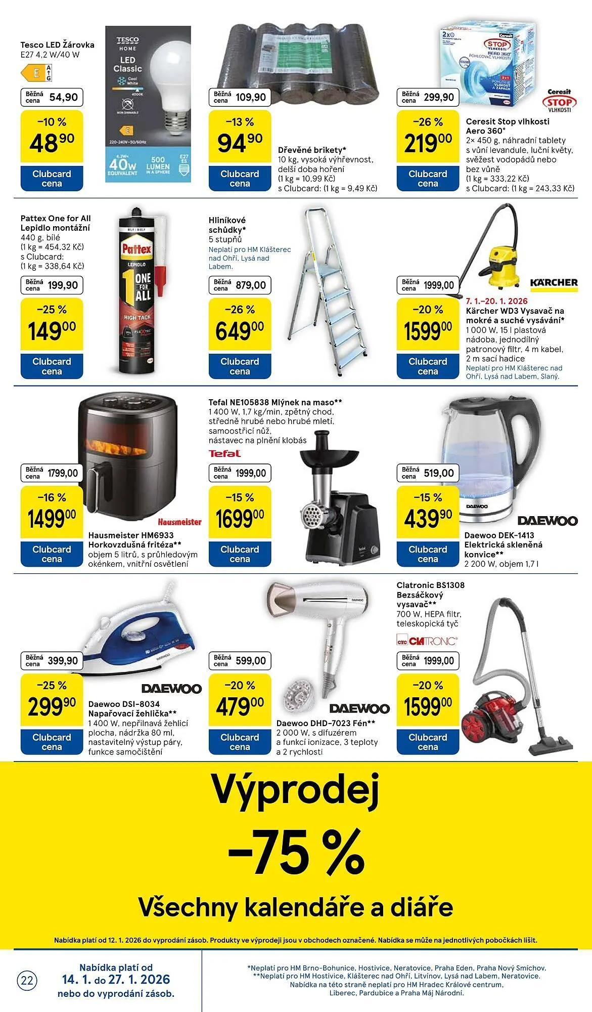 Tesco leták - 14. ledna 20. ledna 2026 - Page 22