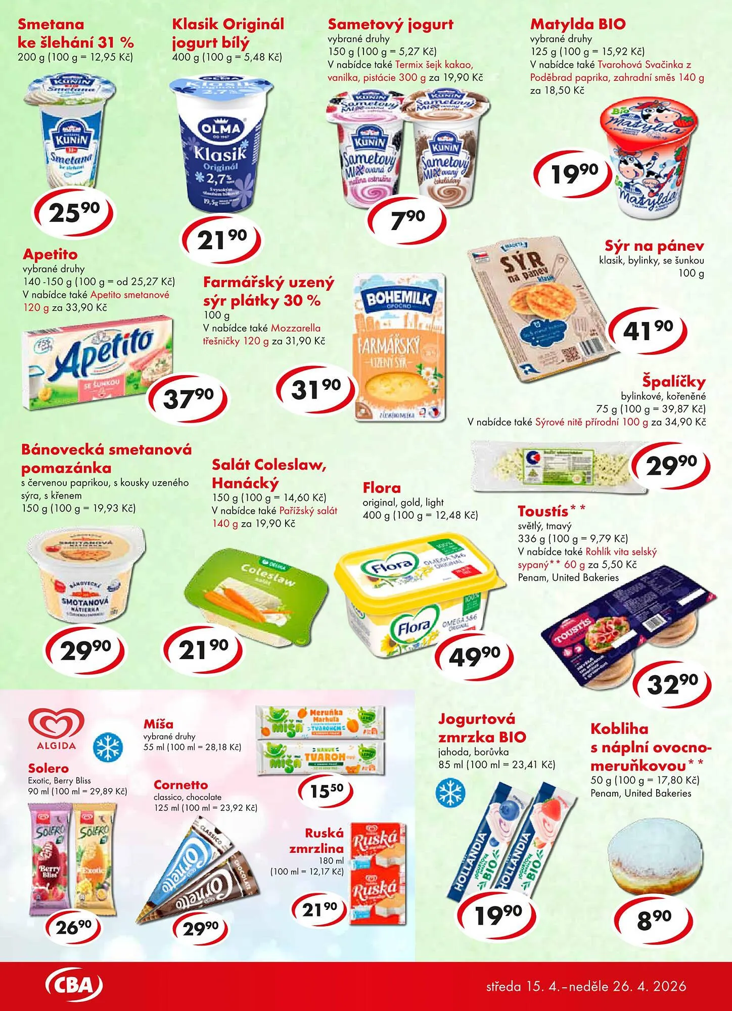 CBA leták - 15. dubna 26. dubna 2026 - Page 2