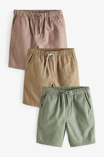 Pull-On Shorts 3 Pack (3-16yrs)