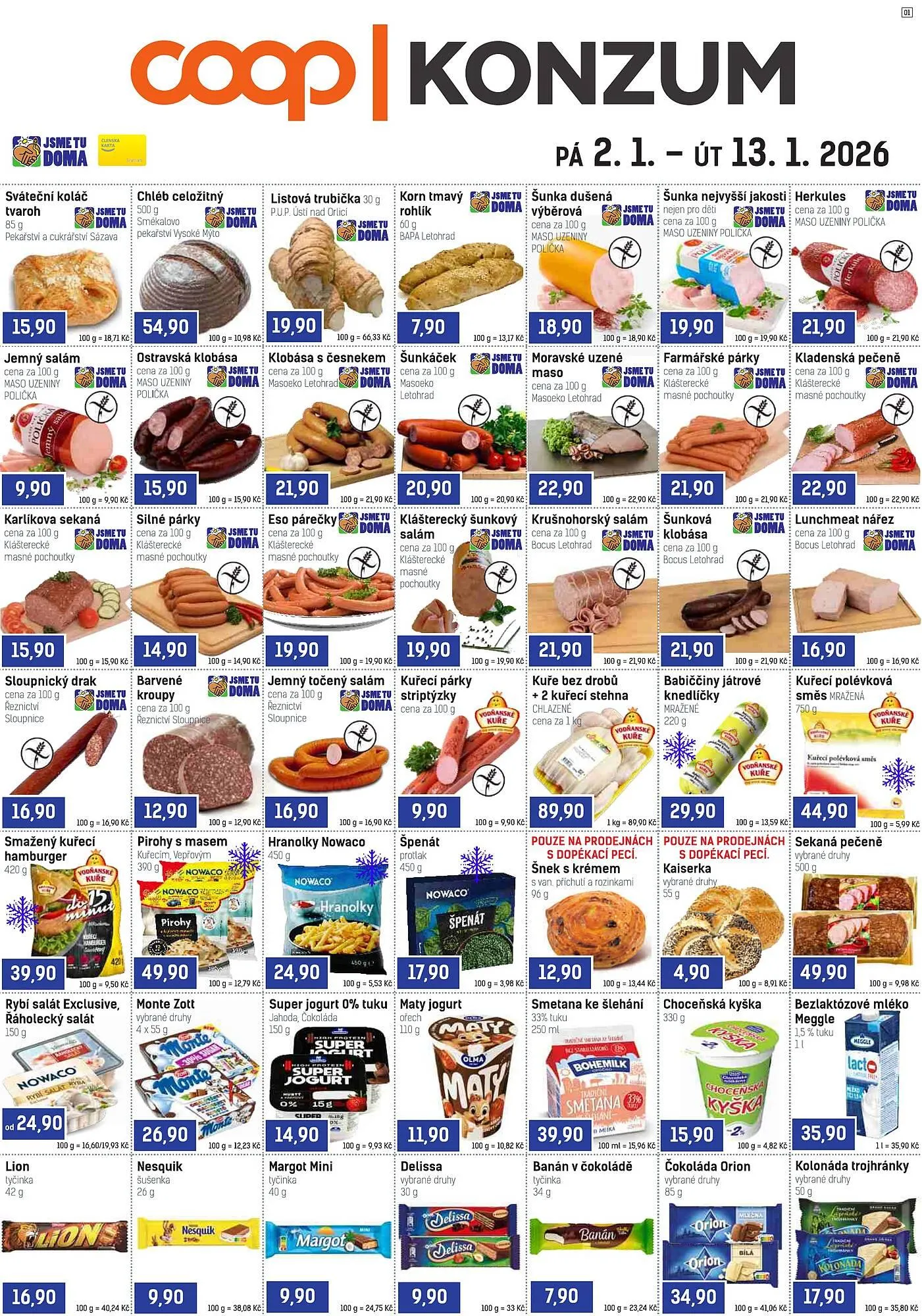 Konzum leták - 2. ledna 13. ledna 2026 - Page 13
