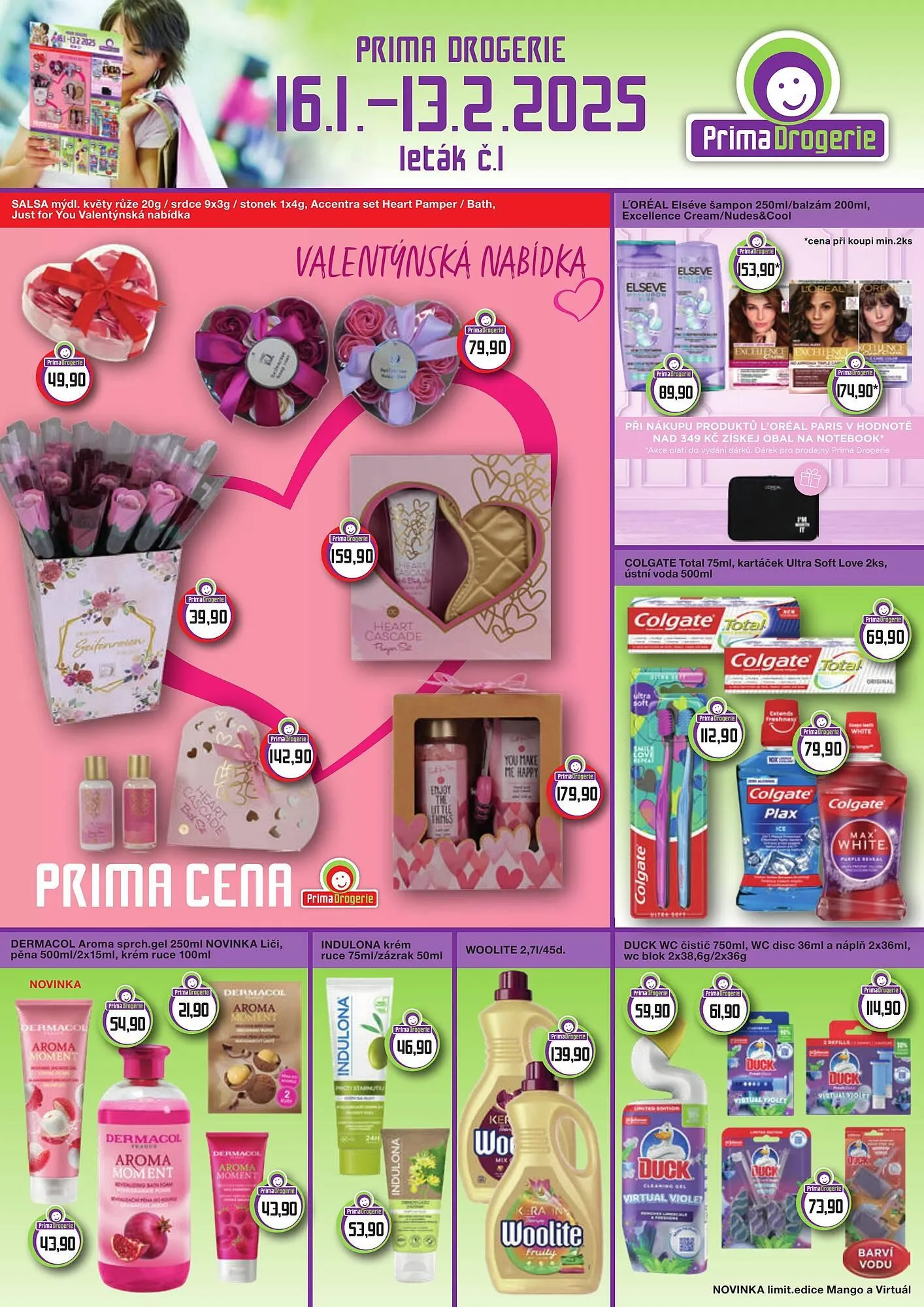 Prima Drogerie leták - 16. ledna 13. února 2025 - Page 1