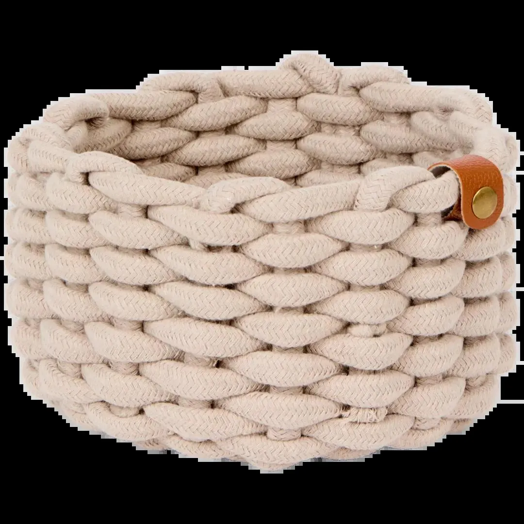 Pletený úložný koš