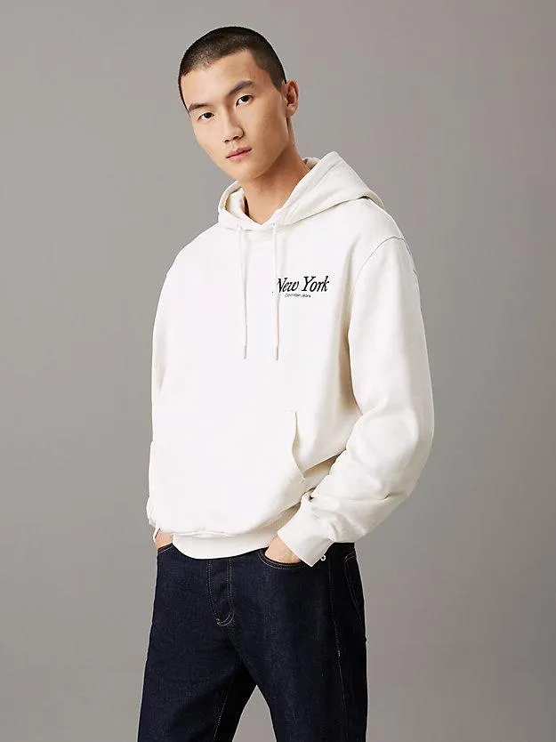 Relaxed New York Logo Hoodie