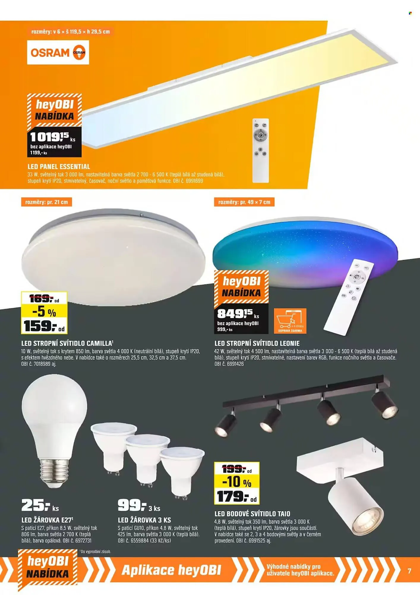 OBI leták - 1. listopadu 30. listopadu 2025 - Page 7