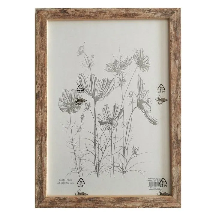 Fotorám DUB hnědá, 21x30 cm