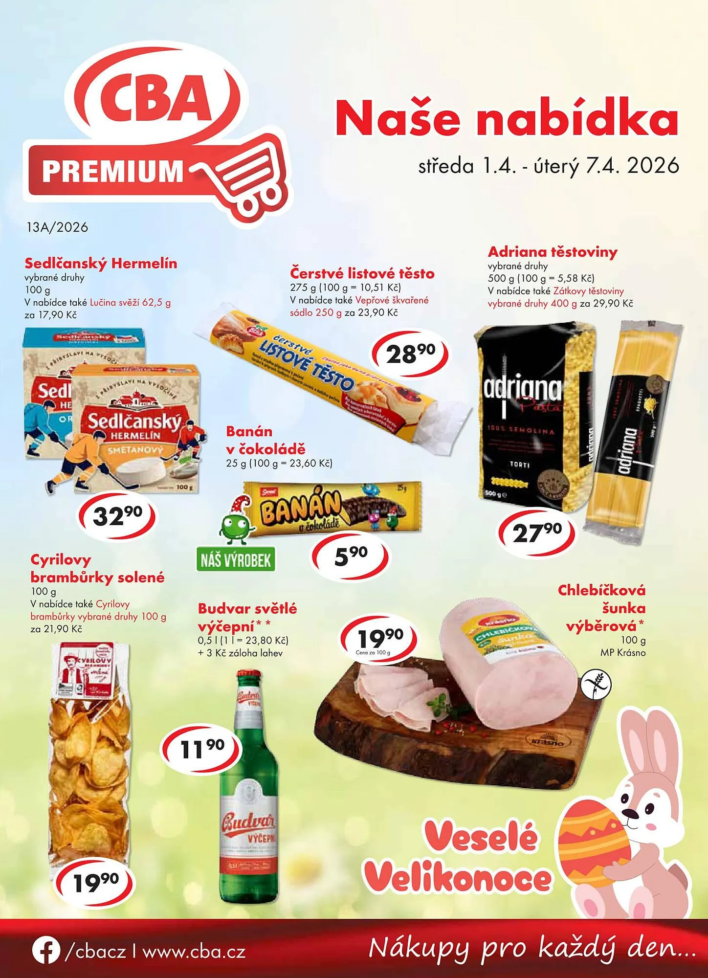 CBA leták - 1. dubna 7. dubna 2026 - Page 1