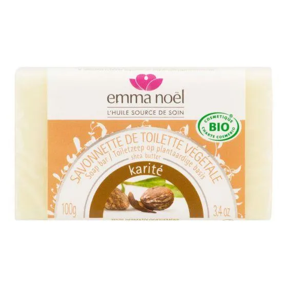 Mýdlo rostlinné karité 100 g BIO EMMA NOËL