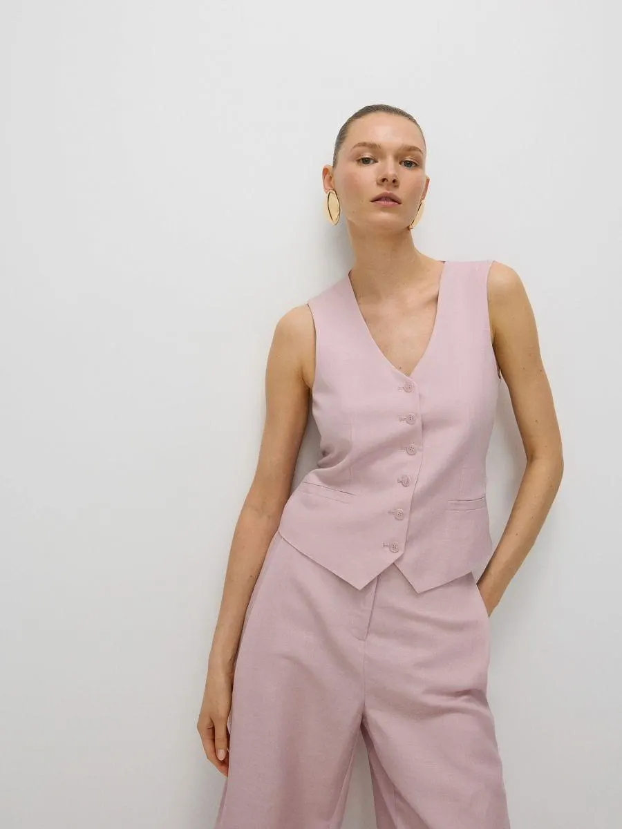 Vesta se lnem a viskózou