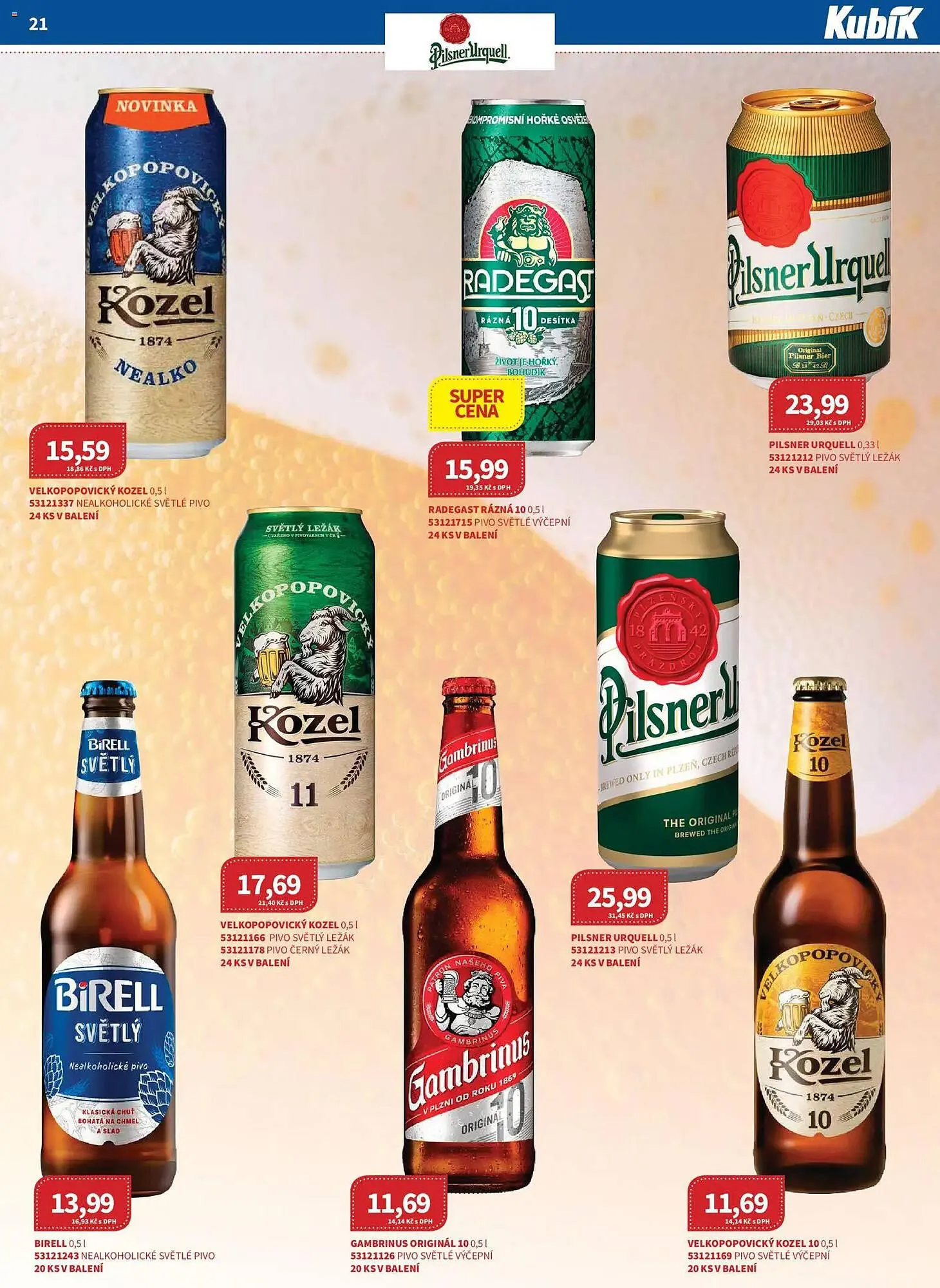 Kubík potraviny leták - 1. března 31. března 2026 - Page 21