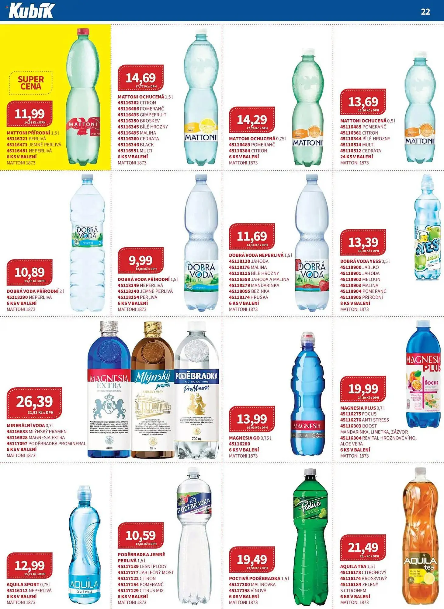 Kubík potraviny leták - 1. května 31. května 2026 - Page 22