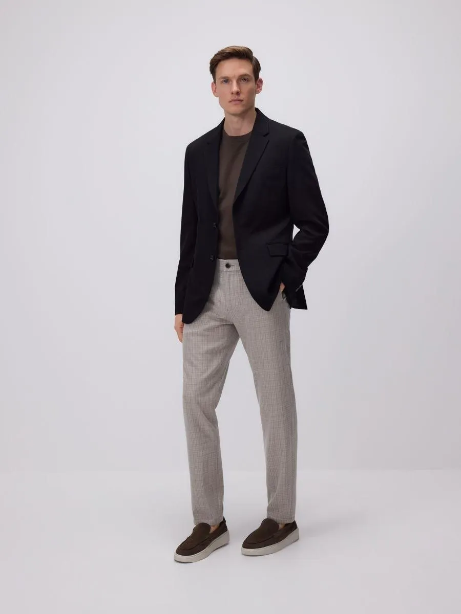 Kalhoty chino slim s příměsí viskózy