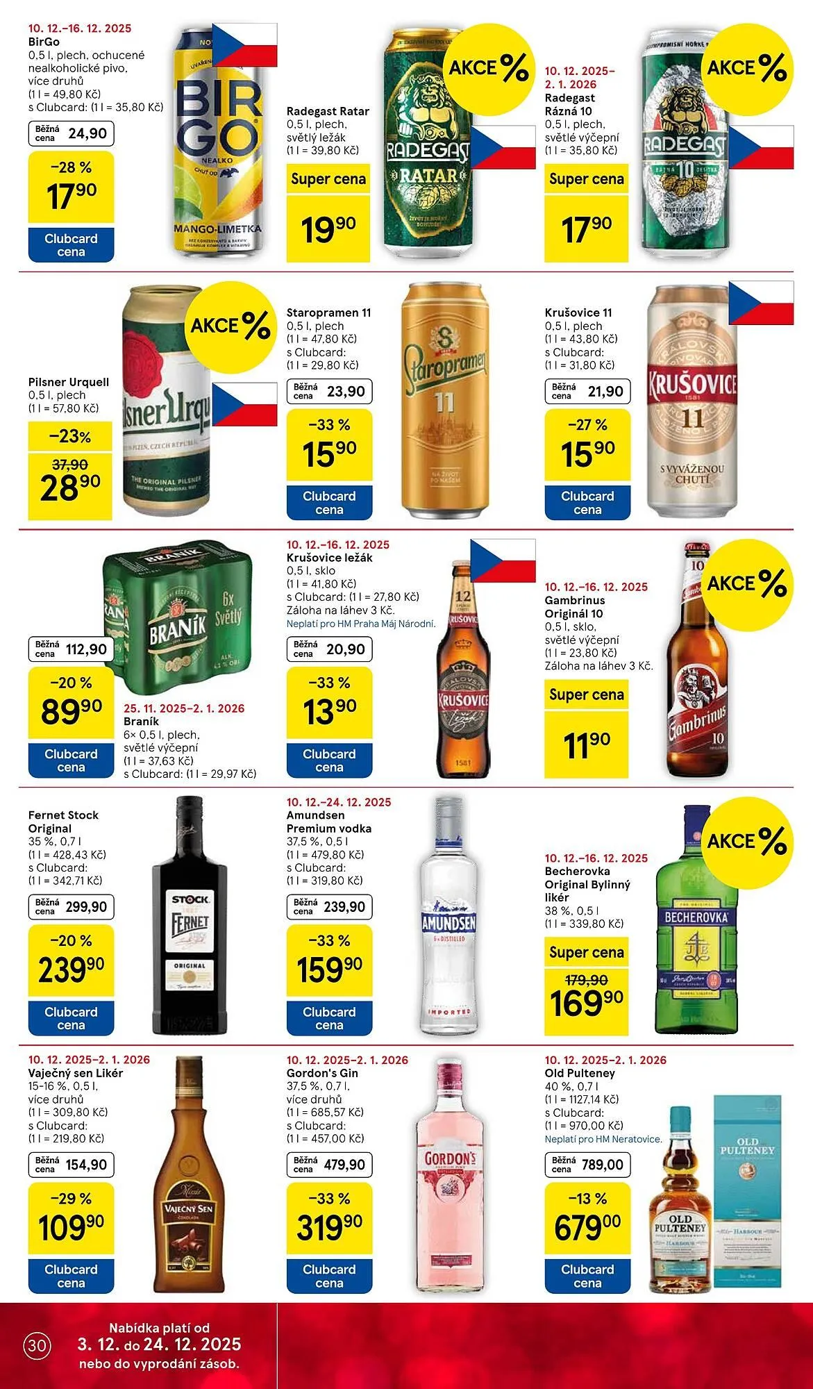 Tesco leták - 10. prosince 16. prosince 2025 - Page 30