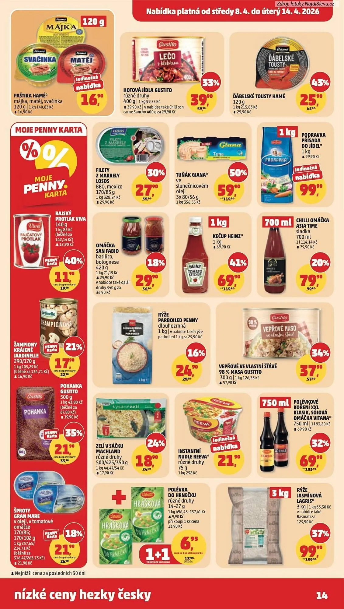 Penny Market leták - 8. dubna 14. dubna 2026 - Page 14