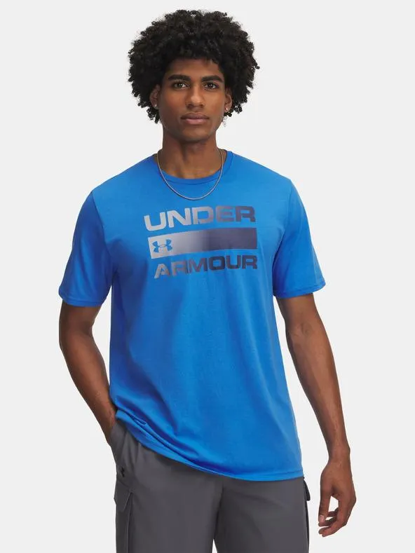 Pánské tričko Under Armour UA TEAM ISSUE WORDMARK SS-BLU