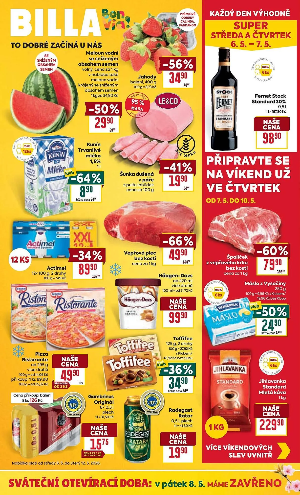 Billa leták - 6. května 12. května 2026 - Page 1
