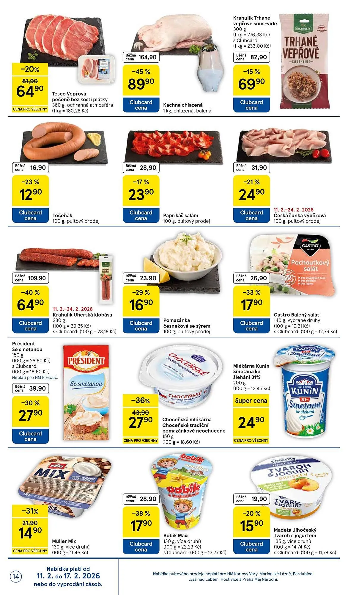 Tesco leták - 11. února 17. února 2026 - Page 14