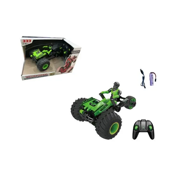 RC tříkolka 2.4G zelená