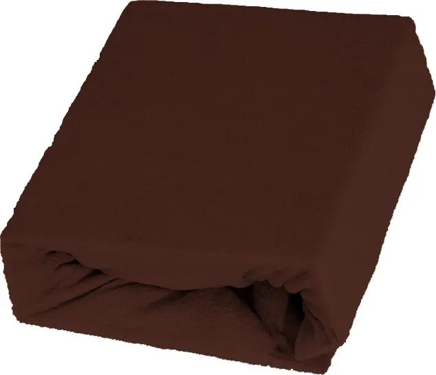Prostěradlo froté Excellent hnědé