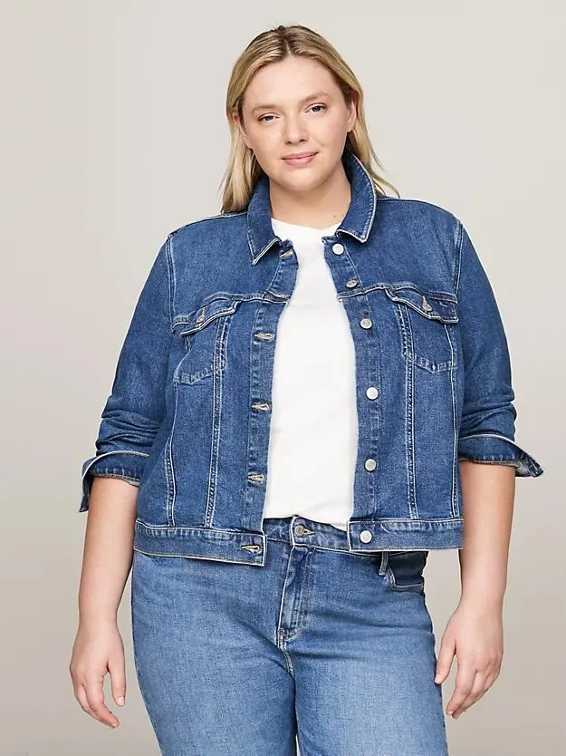 Curve Regular Fit Denim Trucker Jacket