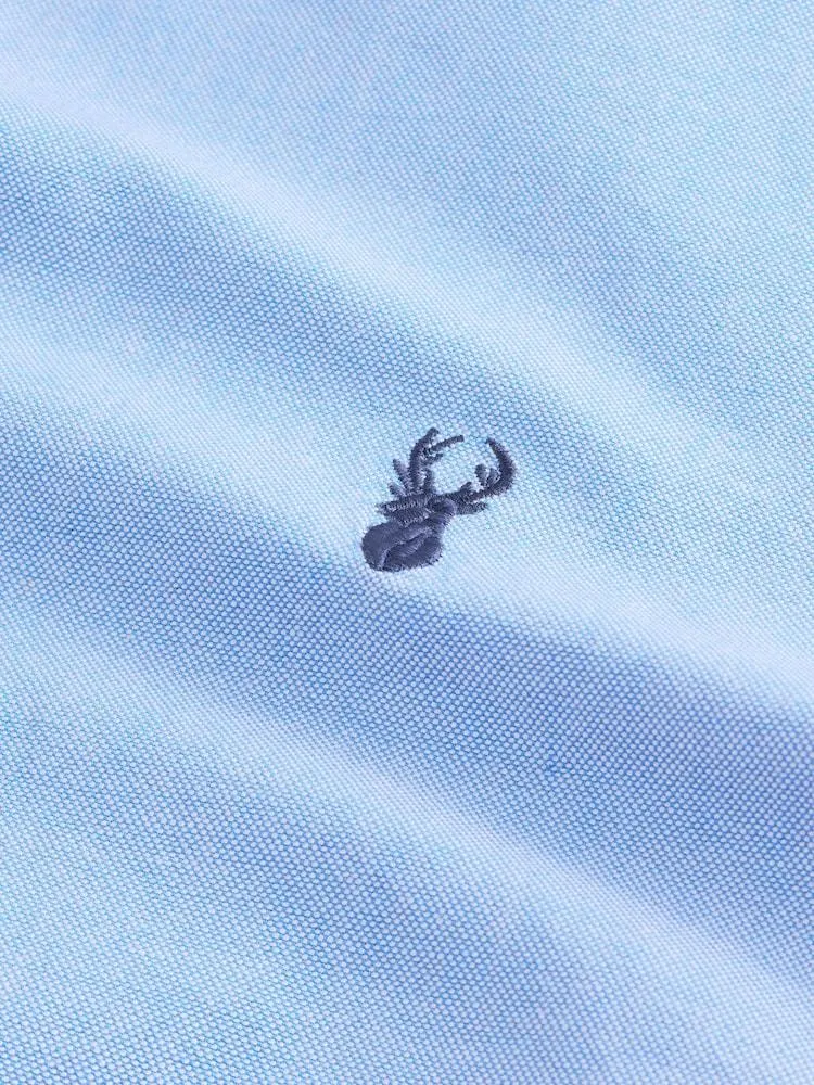 světle modrá - Klasicky padnoucí - Košile Oxford s dlouhými rukávy