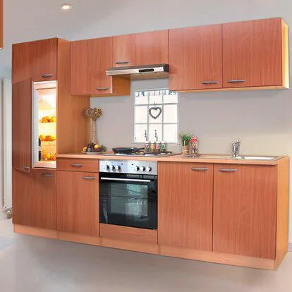 Respekta Kuchyně Gerda buk/buk 270 cm-bez el. přístrojů a pracovní desky