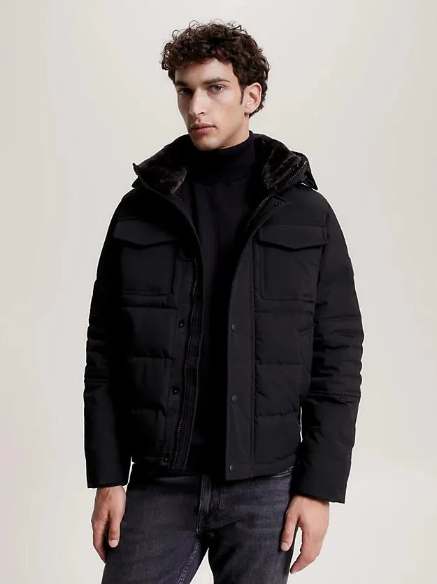 TH Warm Rockie Hooded Utility Jacket