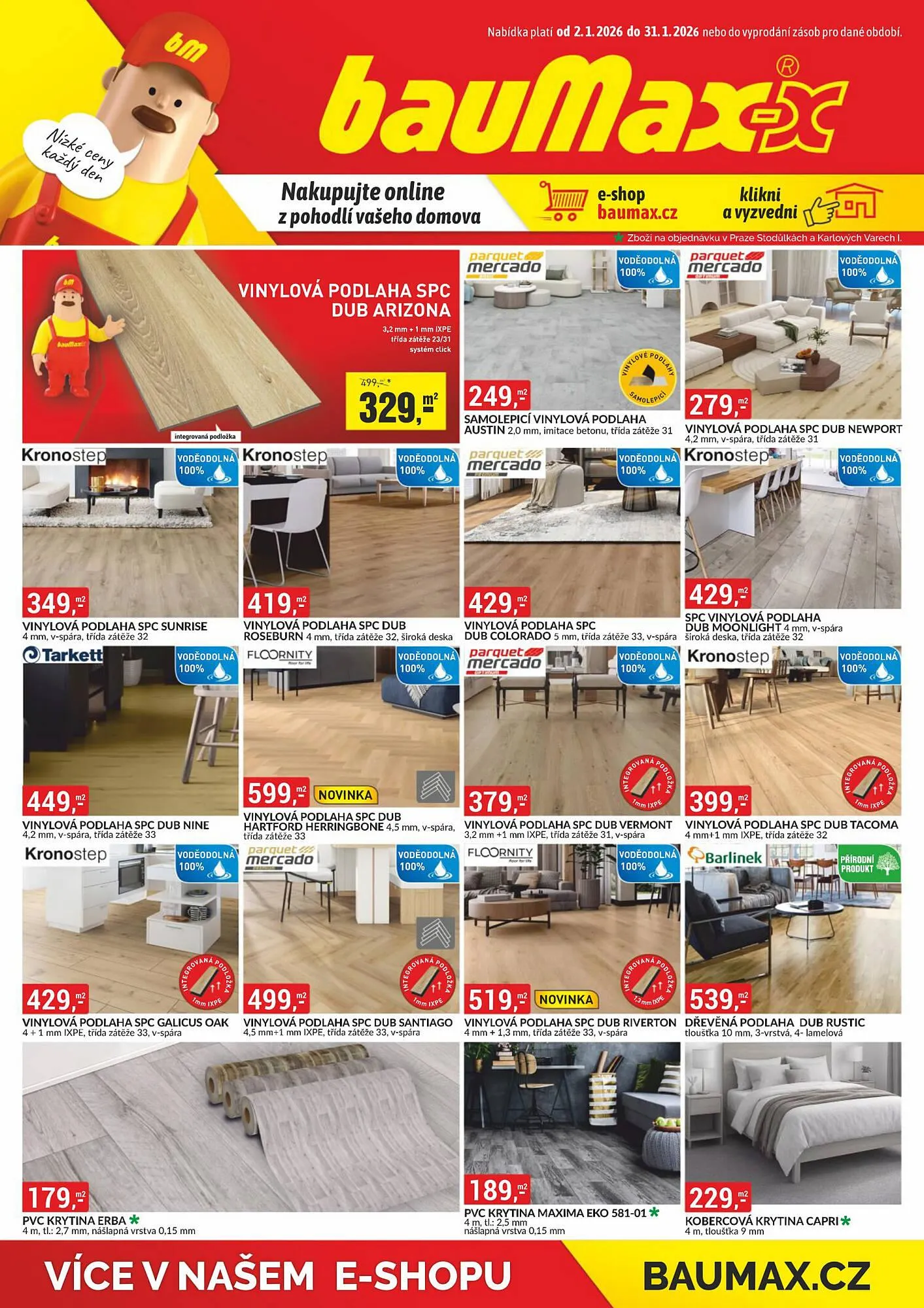 Baumax leták - 2. ledna 31. ledna 2026 - Page 1
