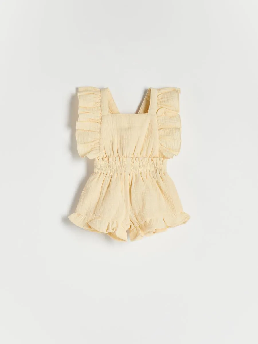 Žerzejová souprava s ozdobným volánem