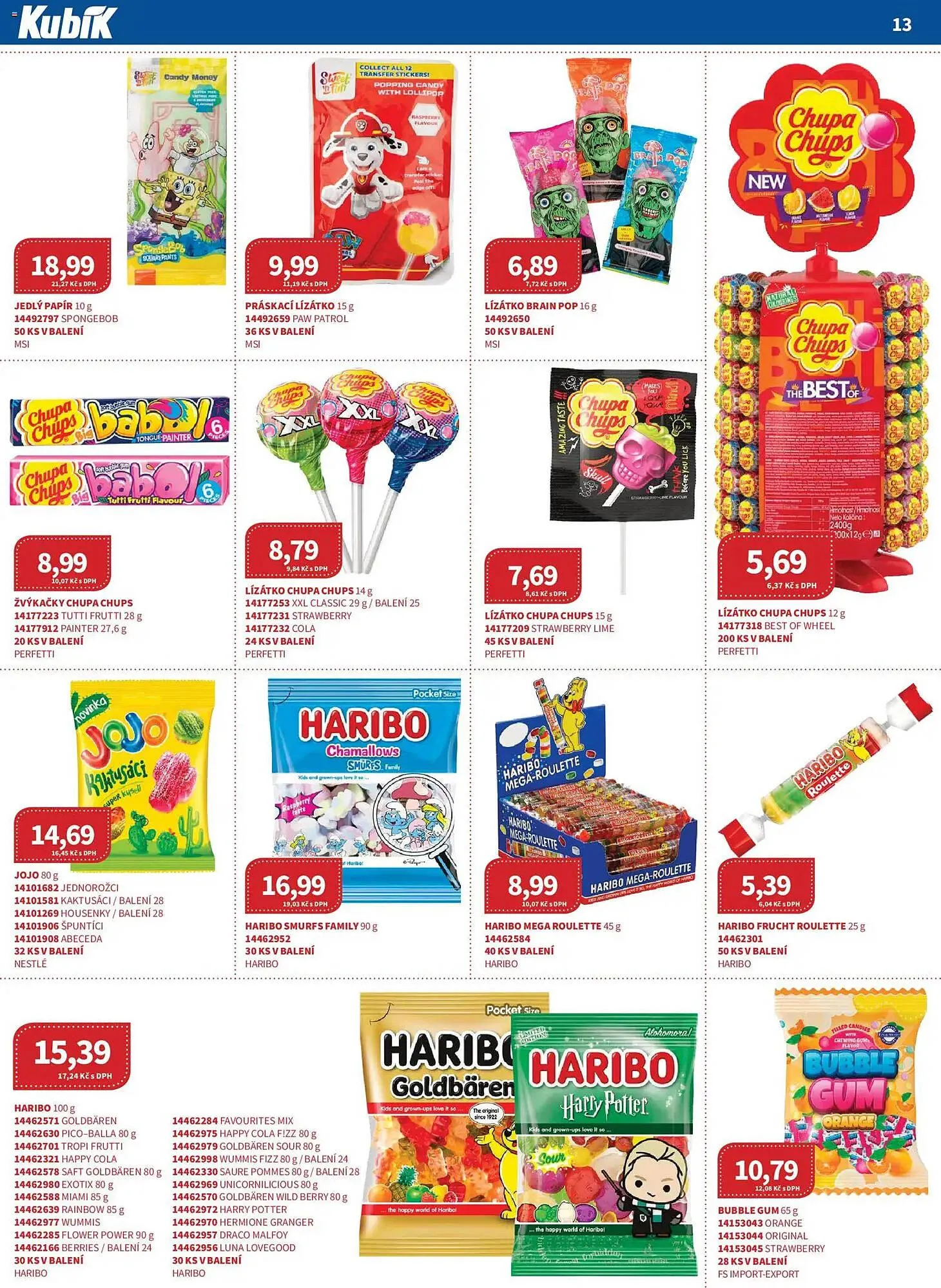 Kubík potraviny leták - 1. března 31. března 2026 - Page 13