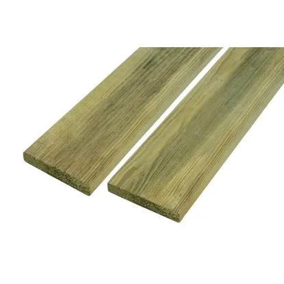 Rettenmeier Prkno borovice vlnité/hladké impregnace zelená, 250 x 2,1 x 9 cm