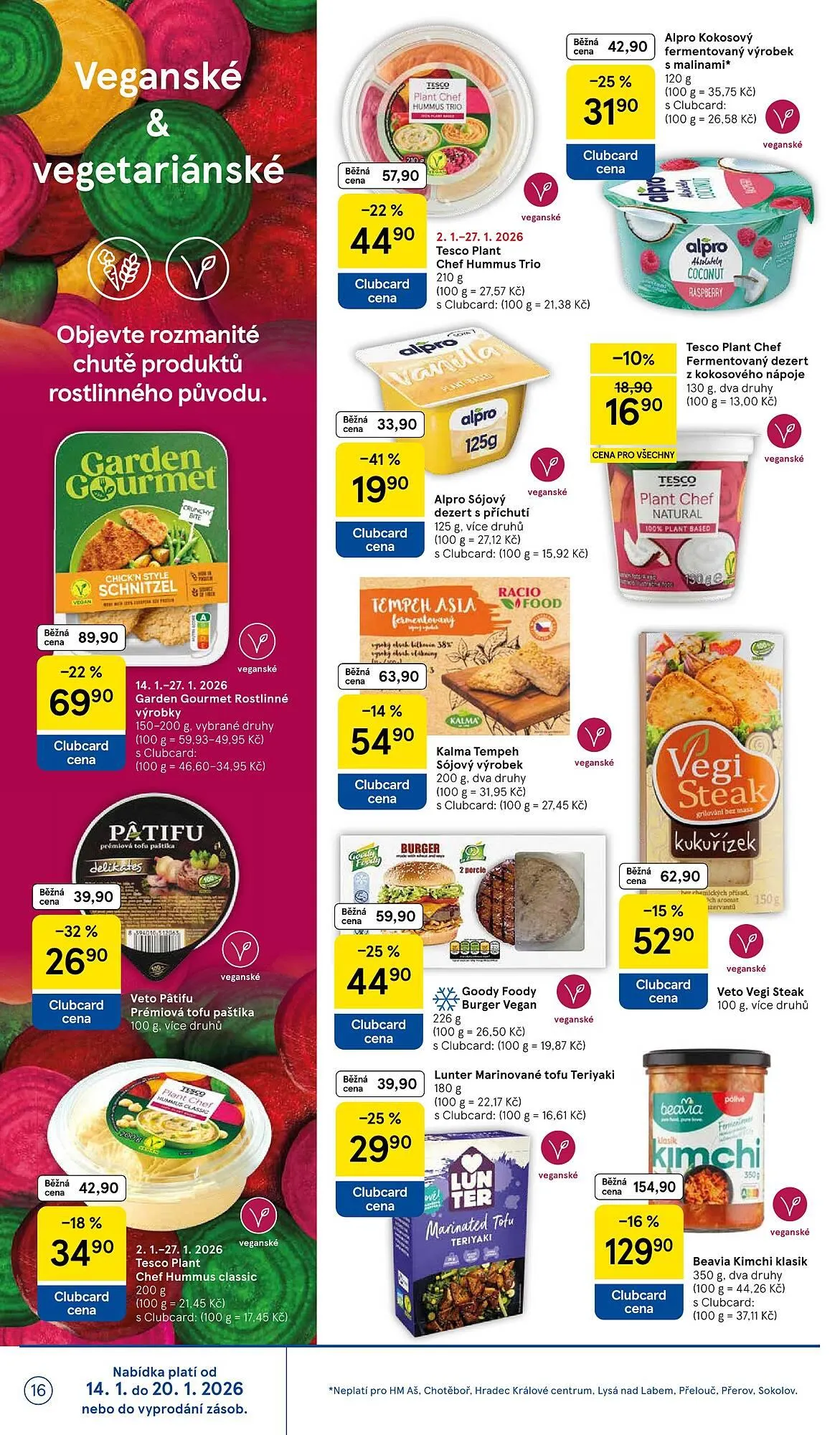 Tesco leták - 14. ledna 20. ledna 2026 - Page 16