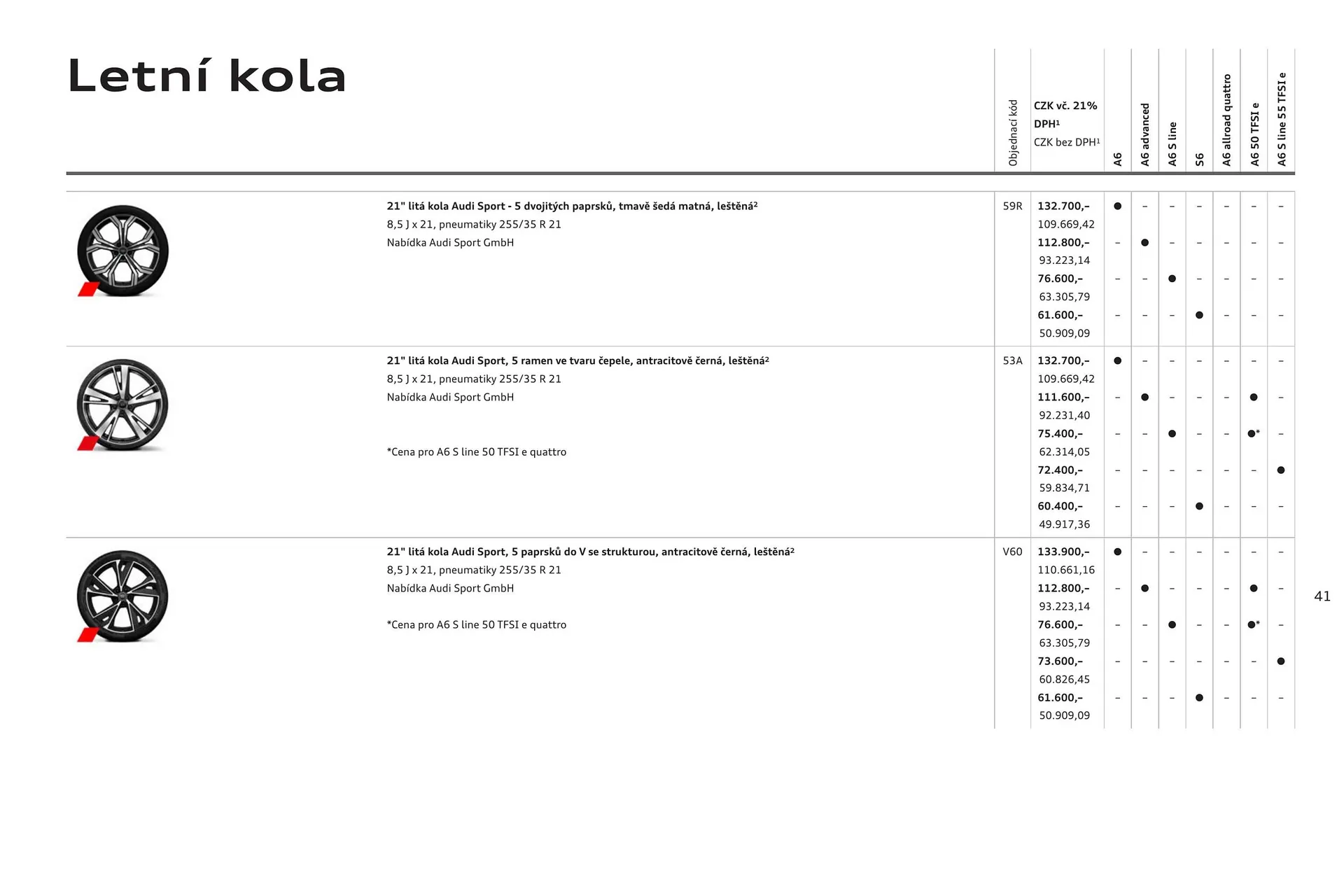Audi A6 leták - 6. srpna 31. ledna 2025 - Page 41