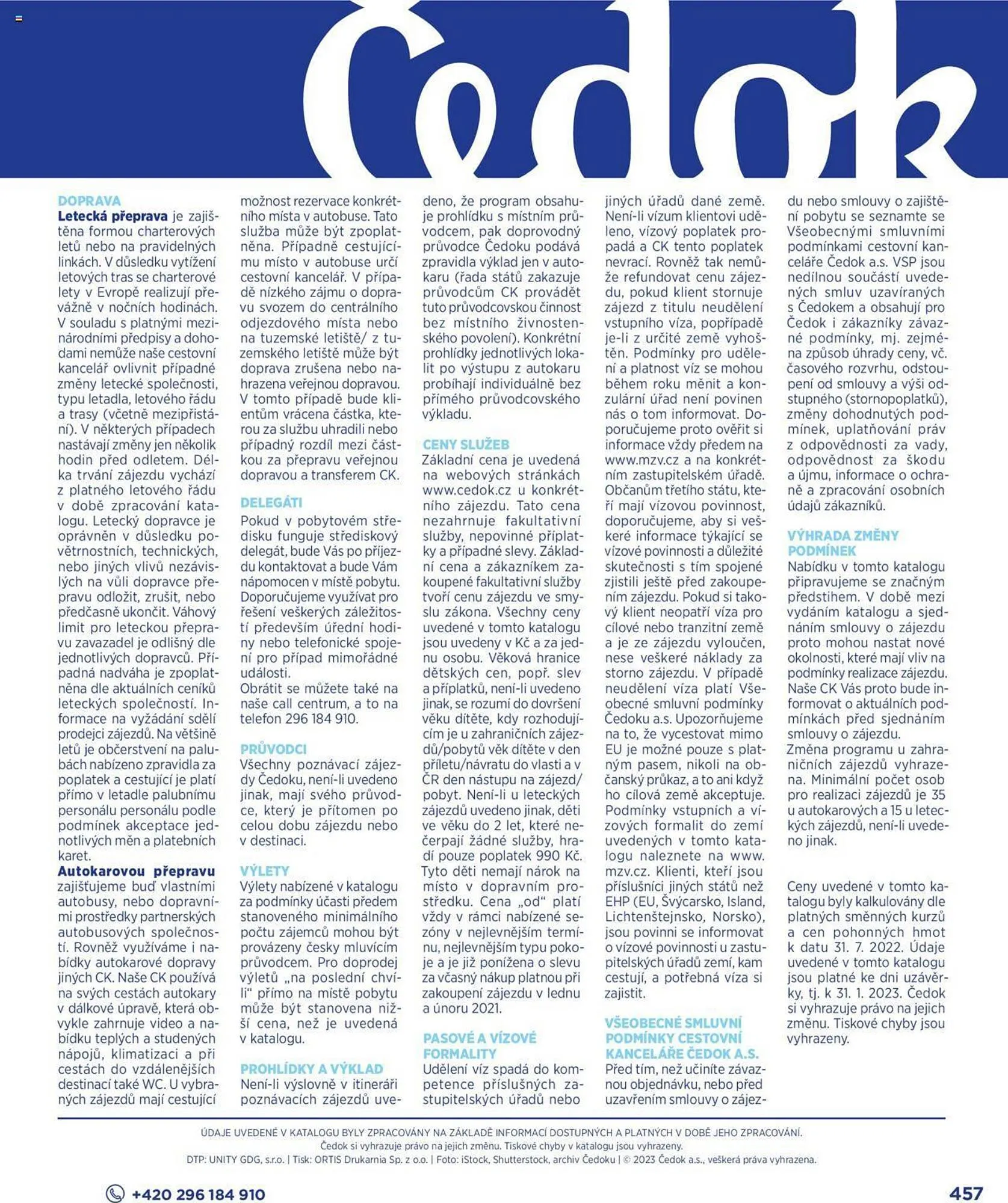 Čedok leták - 8. února 31. prosince 2023 - Page 459