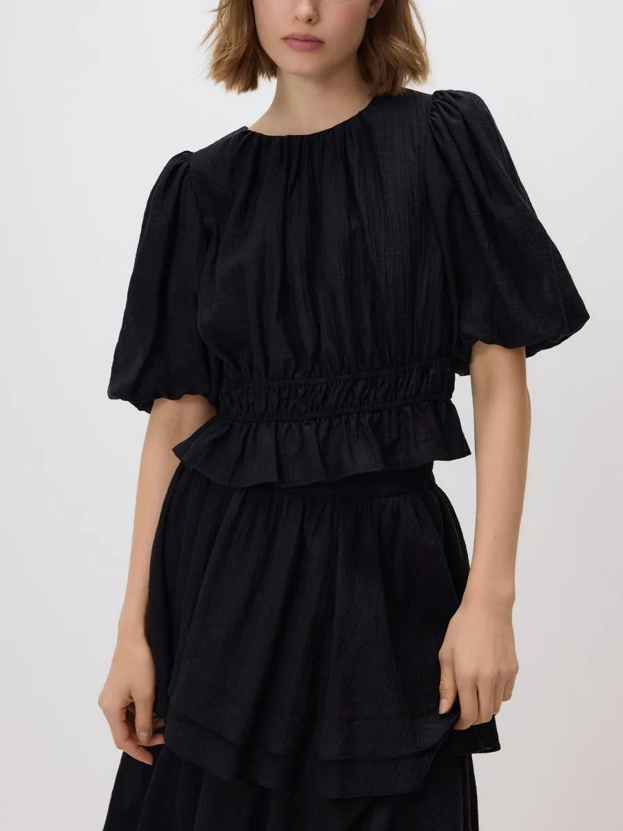 Halenka s balonovými rukávy