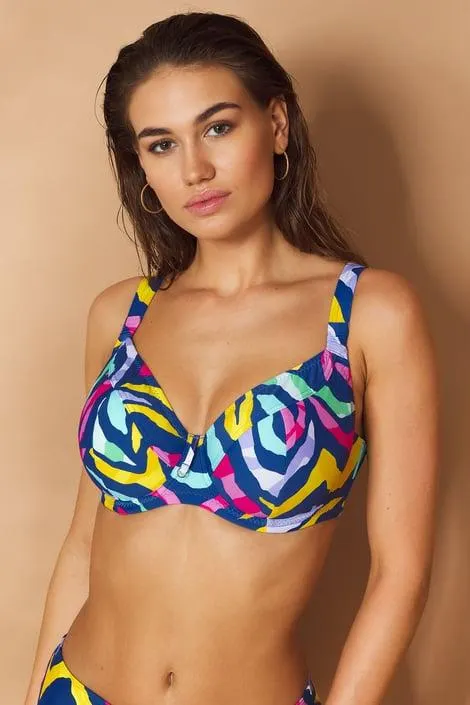 Dvoudílné plavky File - vícebarevná