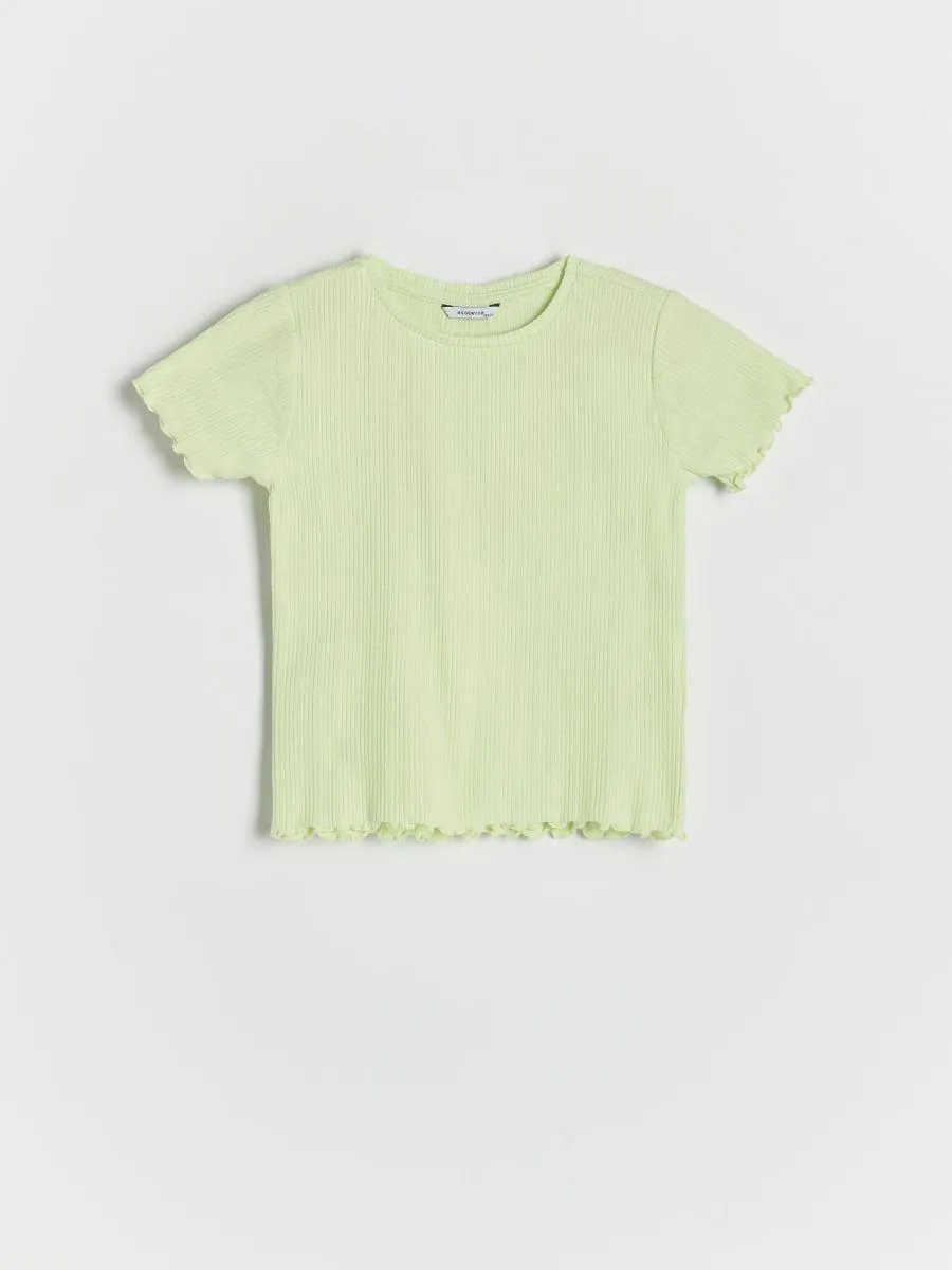 Tričko z žebrovaného úpletu