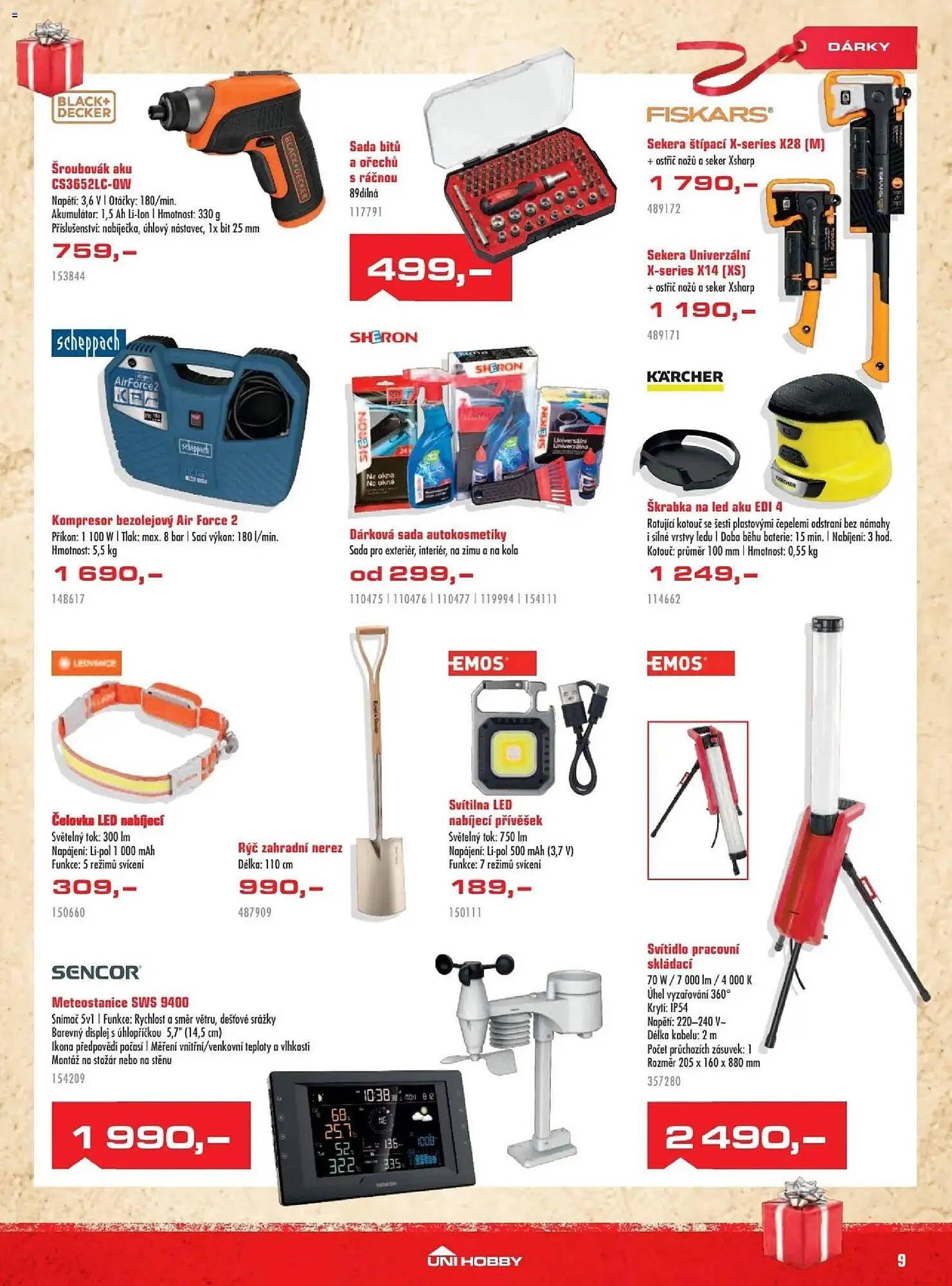 Uni Hobby leták - 27. listopadu 28. prosince 2025 - Page 9