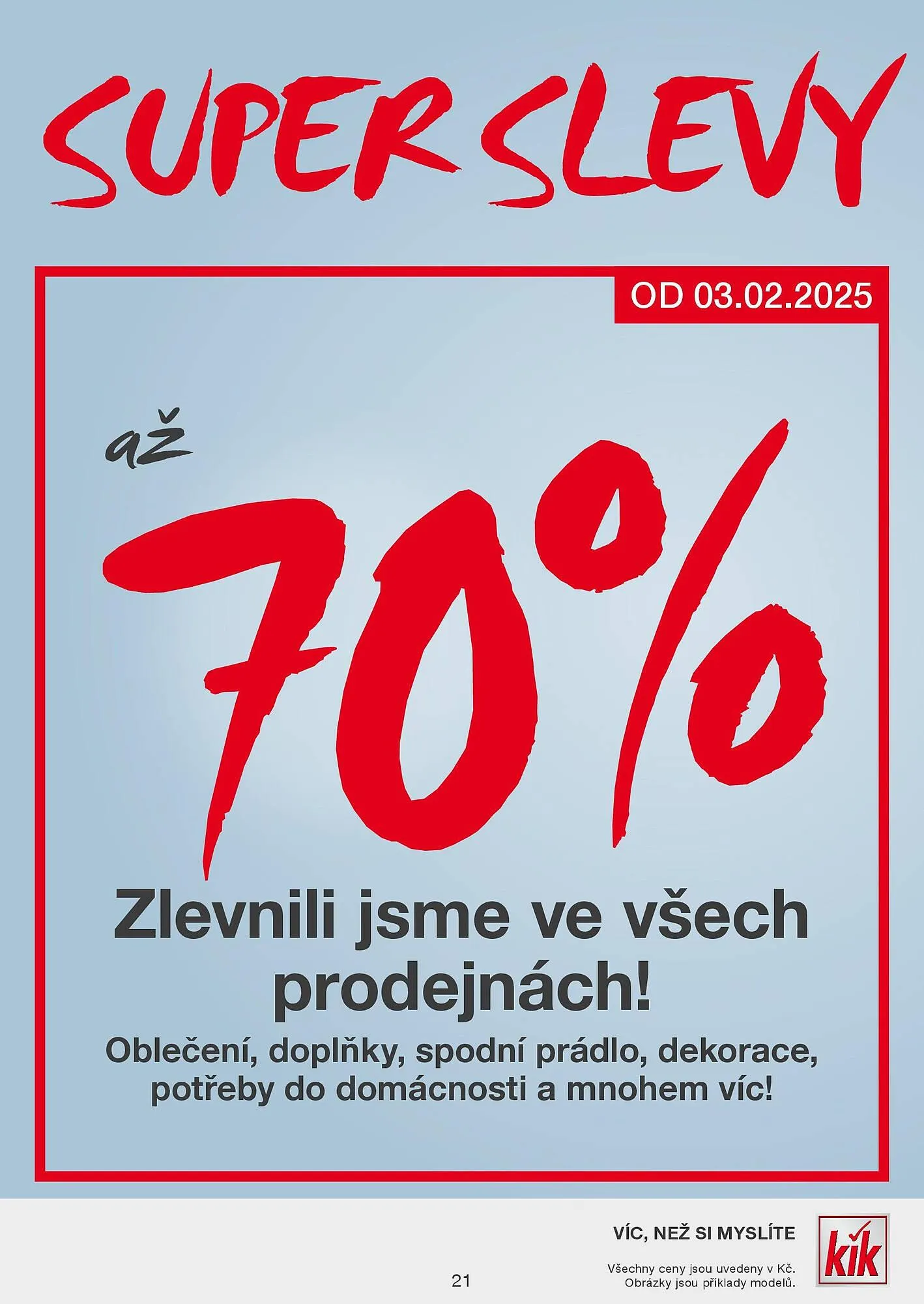 Kik leták - 10. února 16. února 2025 - Page 21