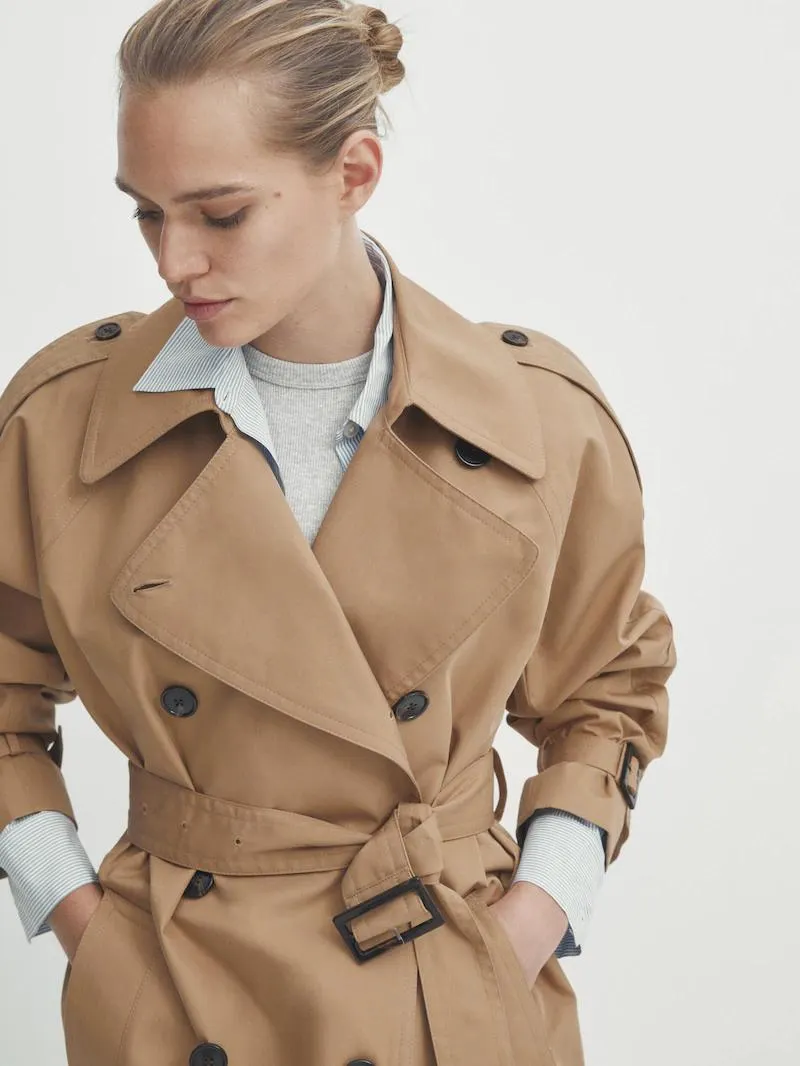 Balonový trenčkot s páskem