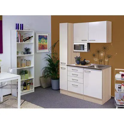 Flex-Well Kuchyně Abaco 130 cm/typ 2 - mikrovlnka