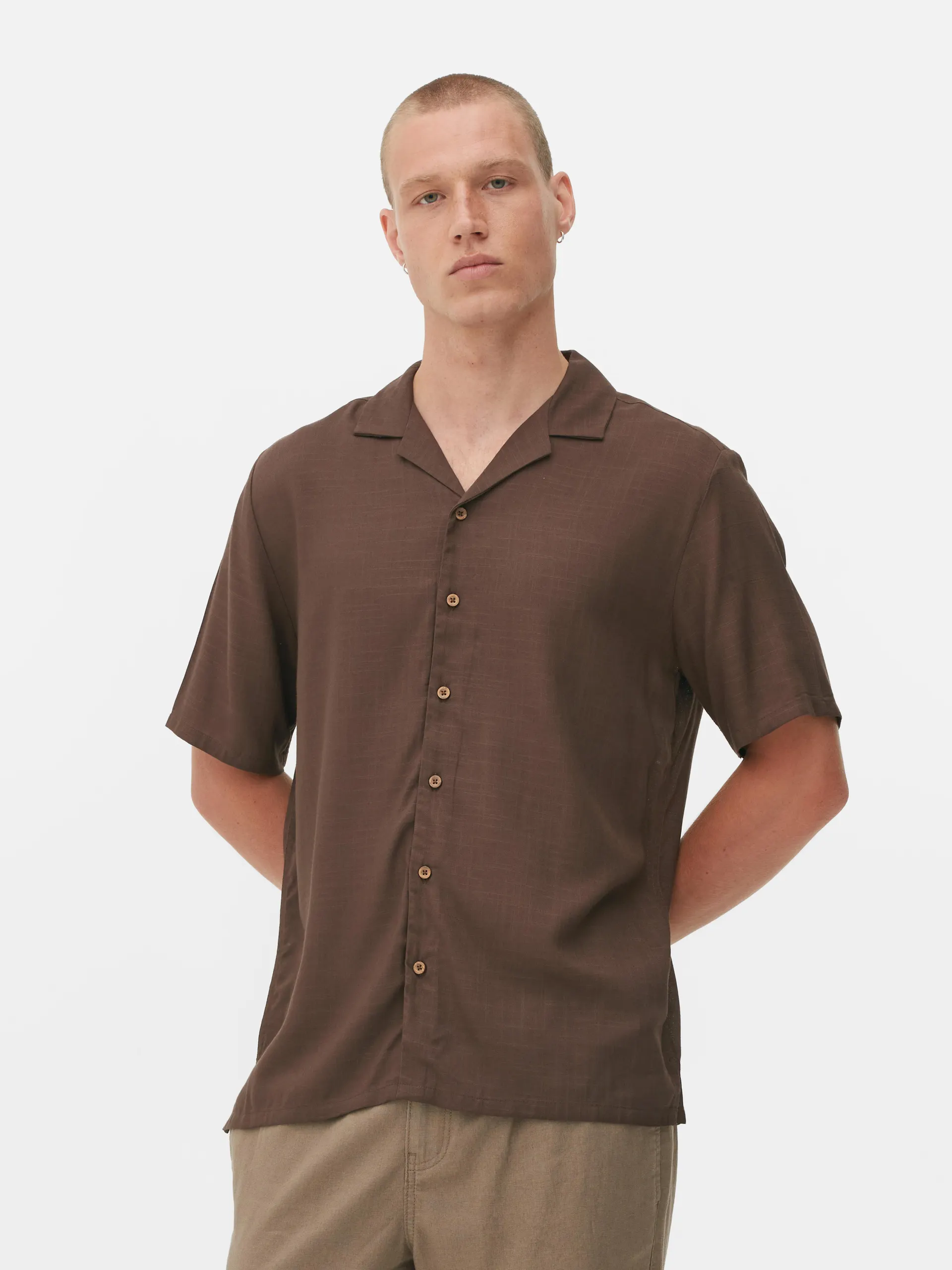 Textured Short Sleeve Shirt