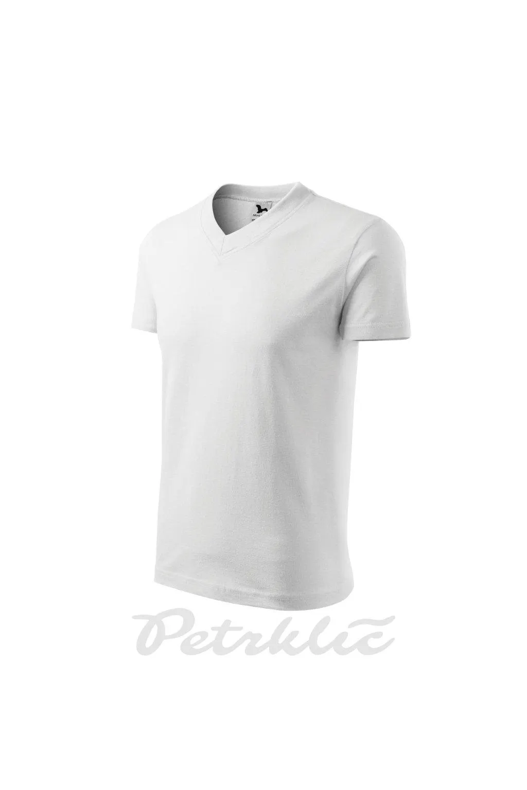 V-neck Tričko unisex Single Jersey, 100 % bavlna (složení se může lišit - barva 03 - 97 % bavlna a 3 % viskóza, barva 12 - 85 % bavlna, 15 % viskóza)