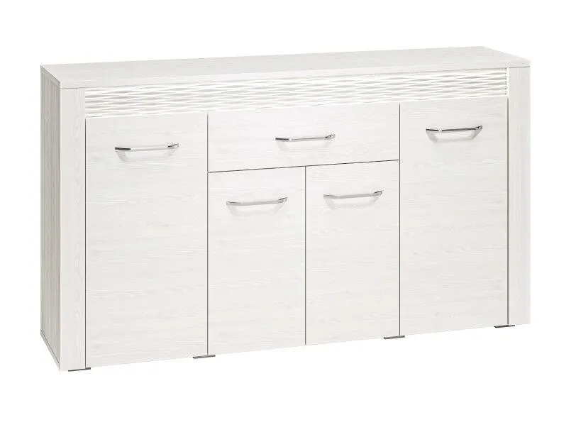 Komoda široká borovice sněhová CLERMONT 08