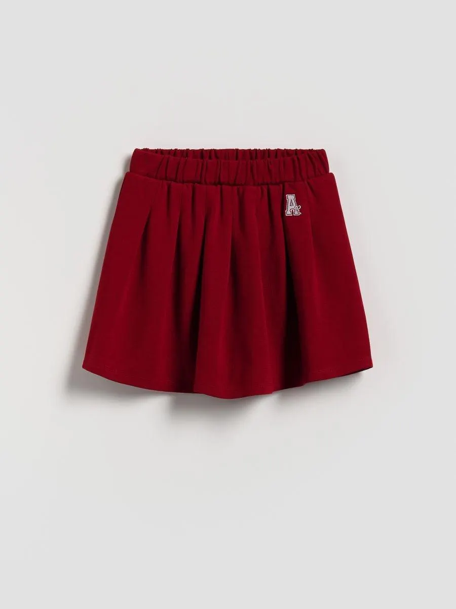 Kraťasová sukně s viskózou