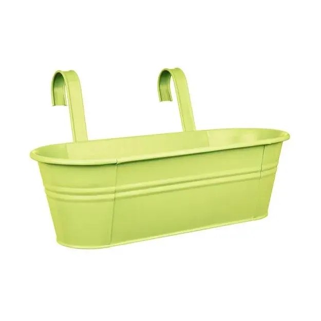 Truhlík k zavěšení 50 cm - limetková