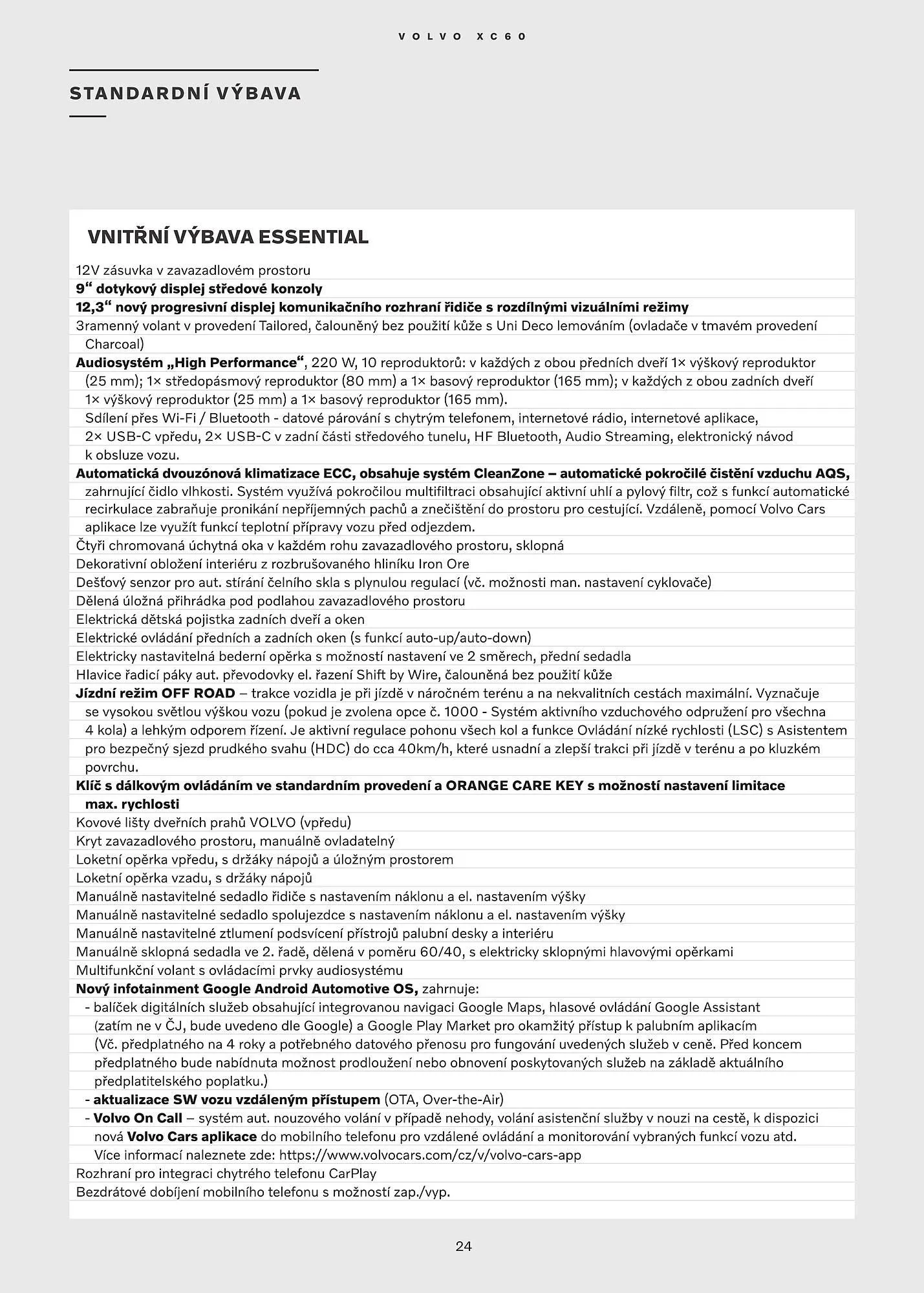 Volvo XC60 leták - 12. července 31. prosince 2024 - Page 25