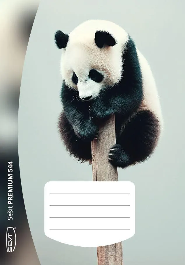 SEVT Sešit Premium 544, A5 40 l. linkovaný 8 mm s okrajem