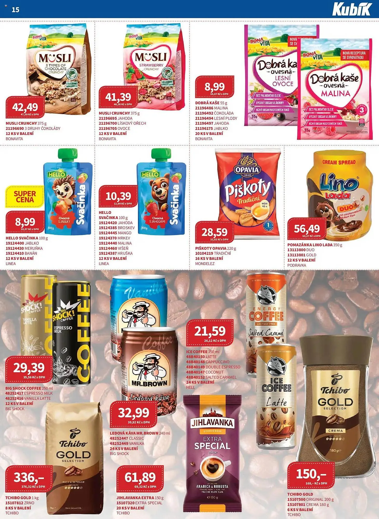 Kubík potraviny leták - 1. března 31. března 2026 - Page 15