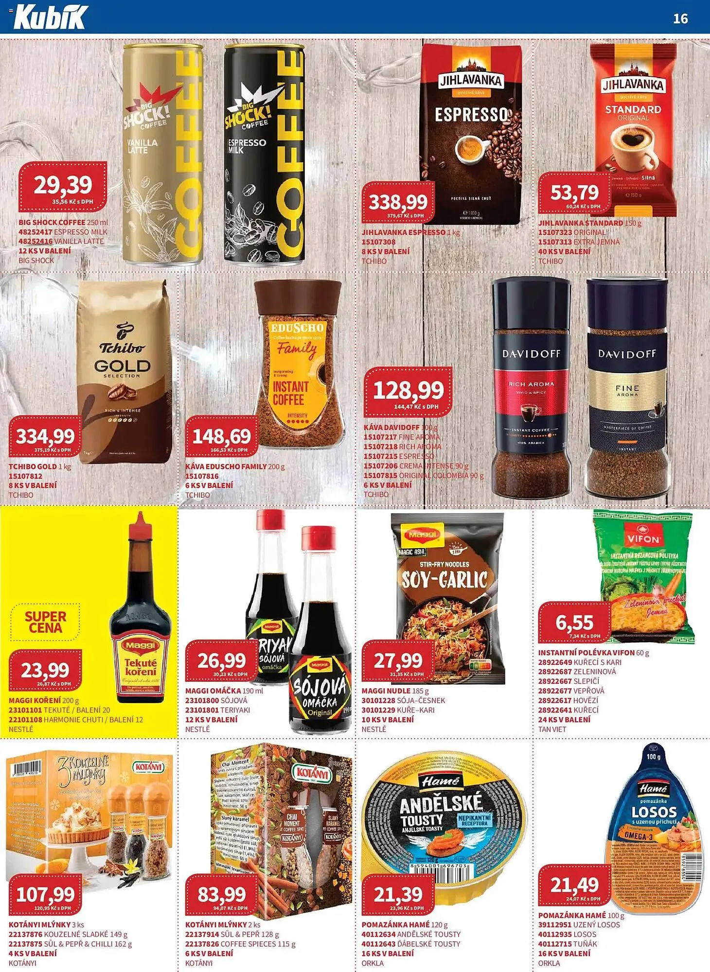 Kubík potraviny leták - 1. prosince 31. prosince 2025 - Page 16